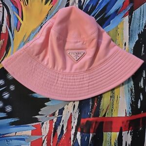 Prada Fashion Pink Bucket Hat for Women